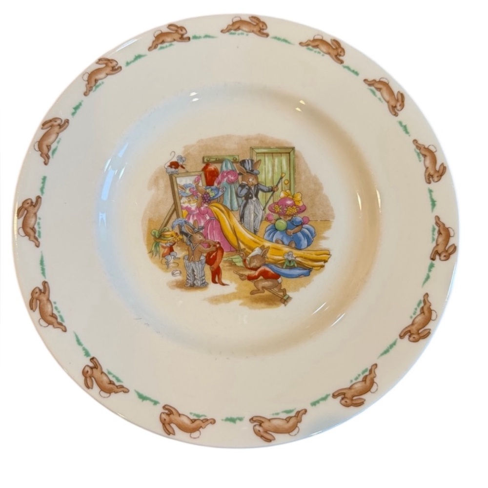 Royal Doulton Bunnykins Fine Bone China Plate – 8” – England‎